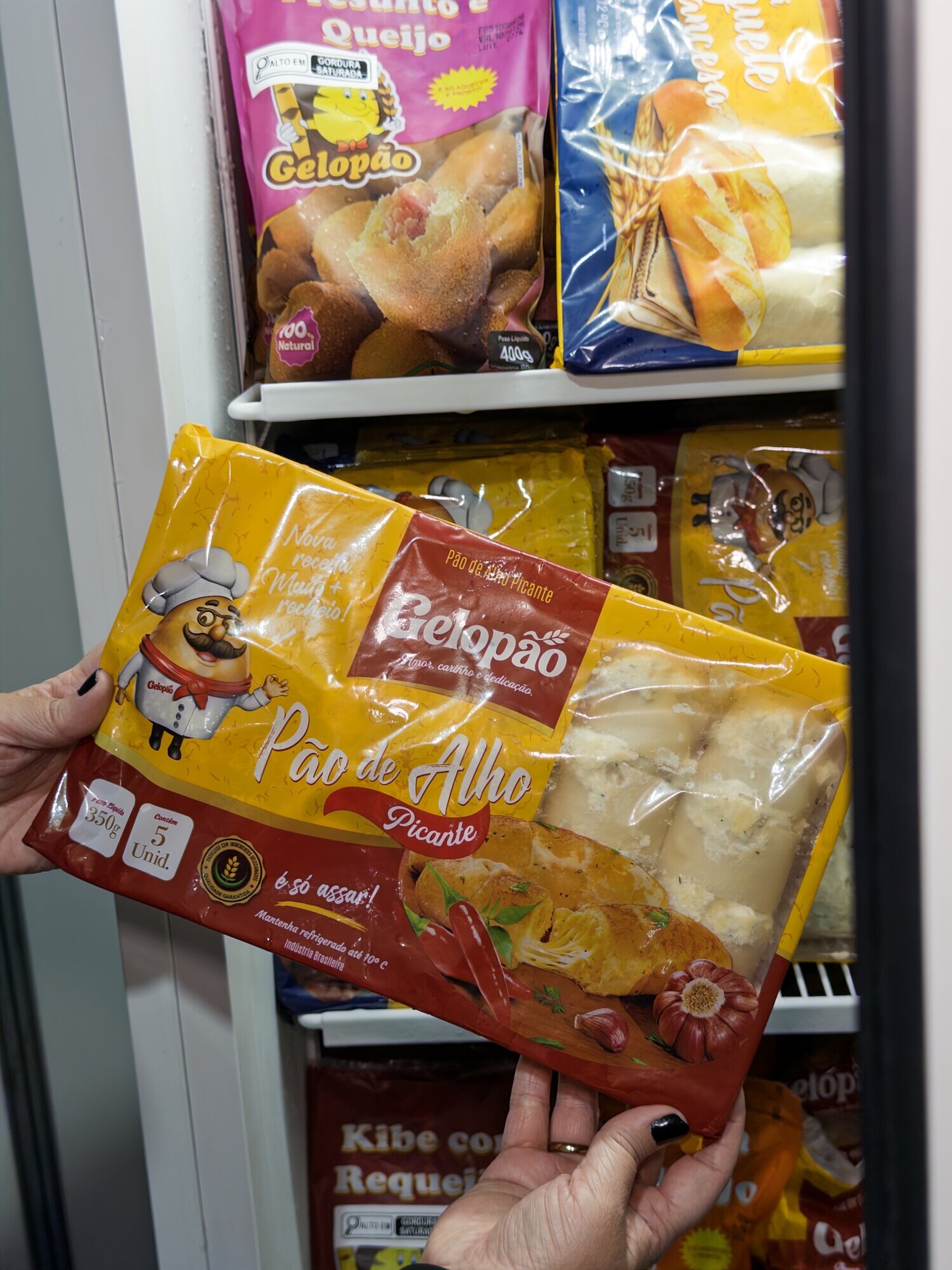 Produtos Gelopão em ponto de venda